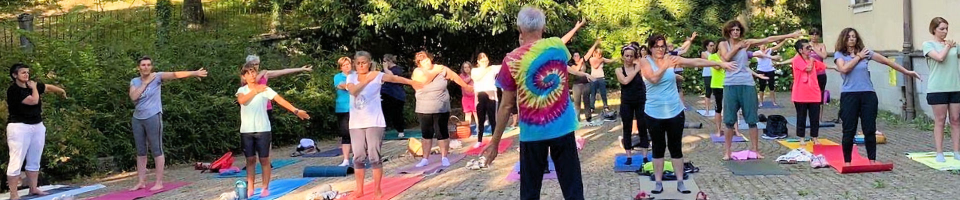 Yoga all'aperto con Armando