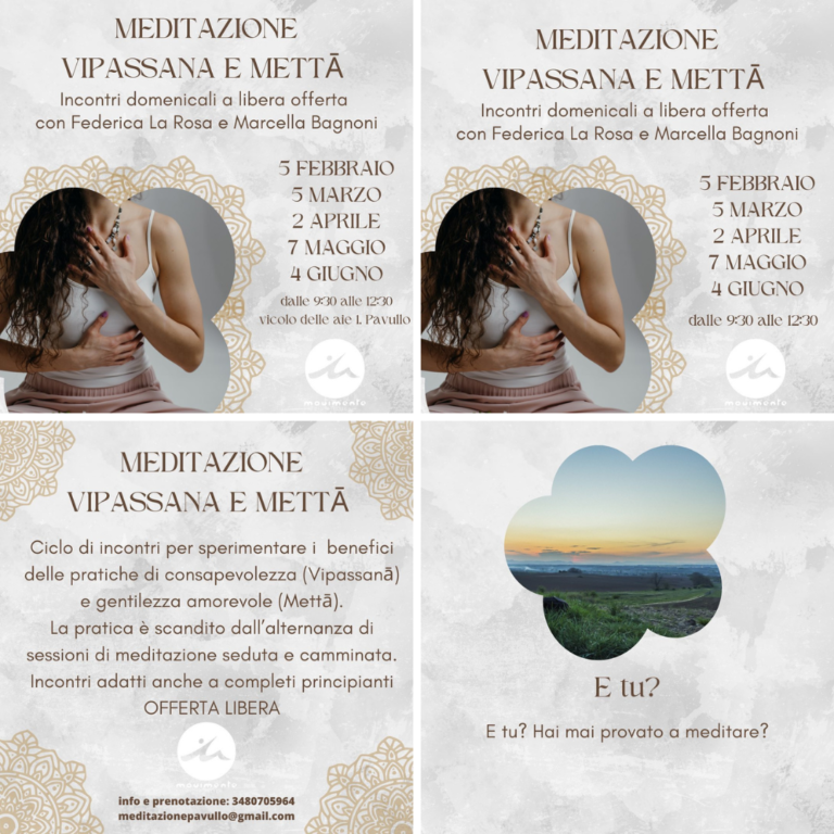 Meditazione Vipassana e Metta