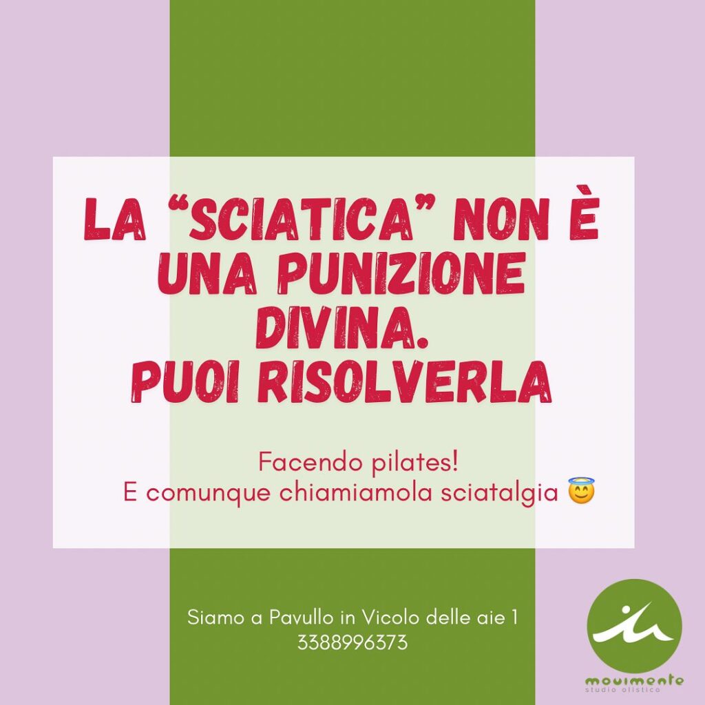 La sciatica non è una punizione divina.